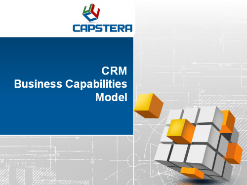 CRM Business Capabilities Map