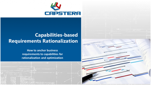 Capabilities-based Requirements Rationalization