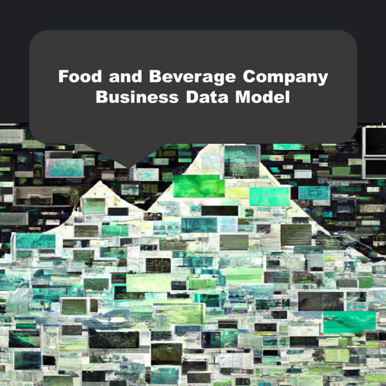 Food and Beverage Company Business Data Model