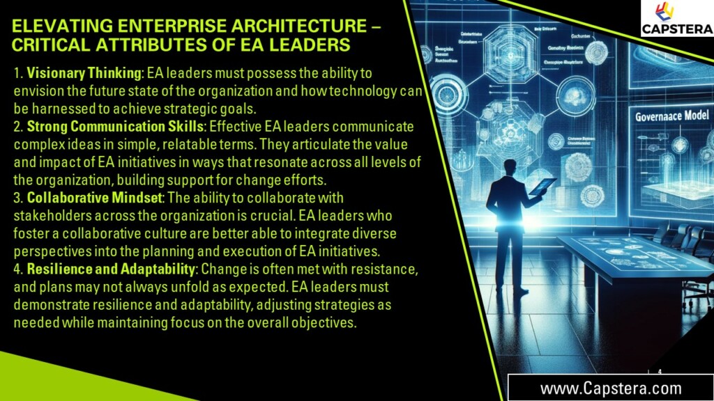 Elevating Enterprise Architecture to a Strategic Partner - Critical Attributes of EA Leaders