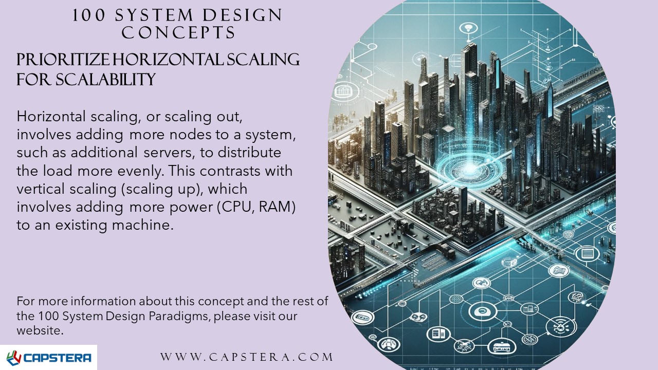 Prioritize Horizontal Scaling for Scalability