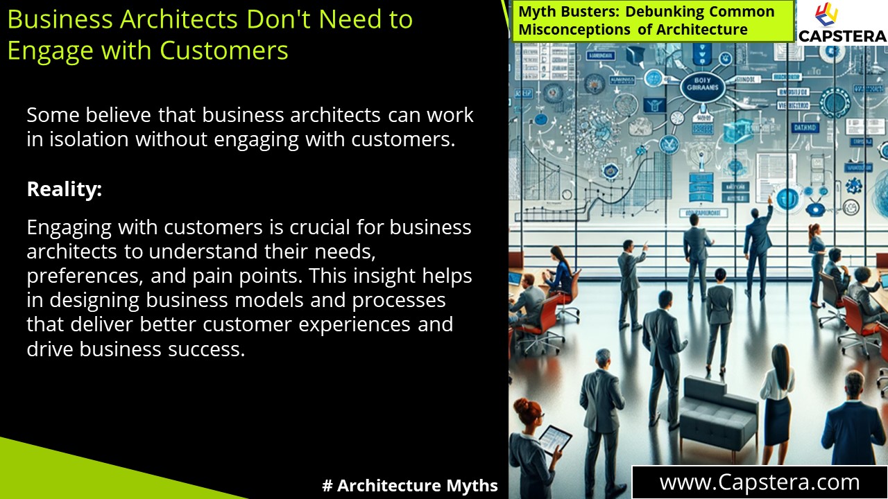 Business Architects Don't Need to Engage with Customers