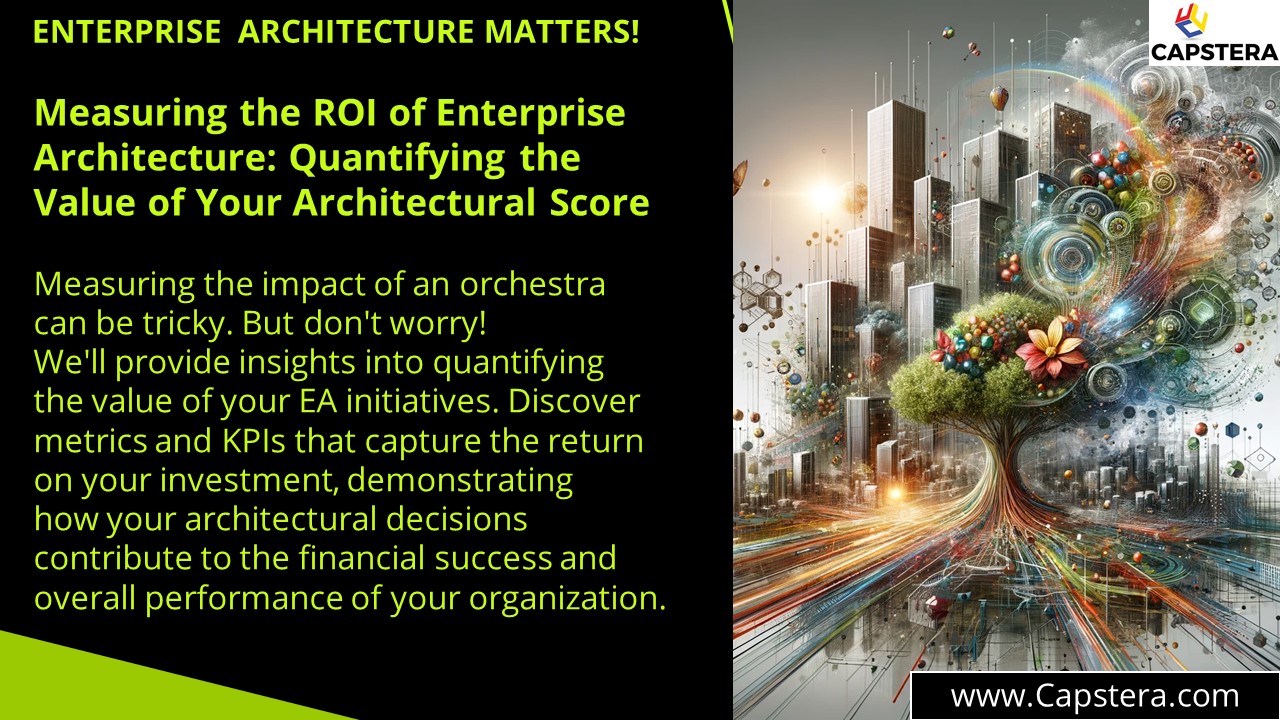 Measuring the ROI of Enterprise Architecture: Quantifying the Value of Your Architectural Score