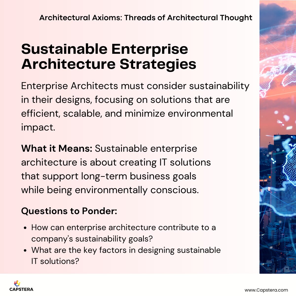 Sustainable Enterprise Architecture Strategies