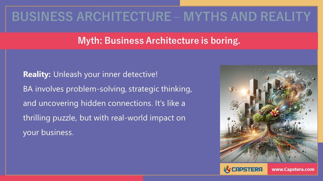 Business Architecture is boring.
